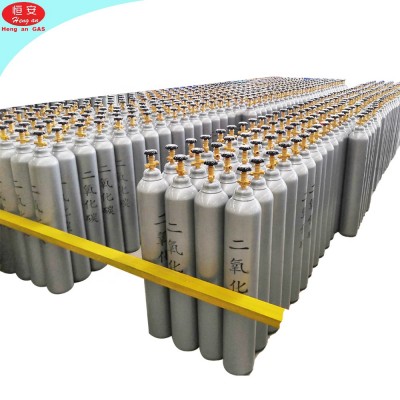 Good Price 40L Carbon Dioxide Gas 150Bar CO2 Bottles For Sale