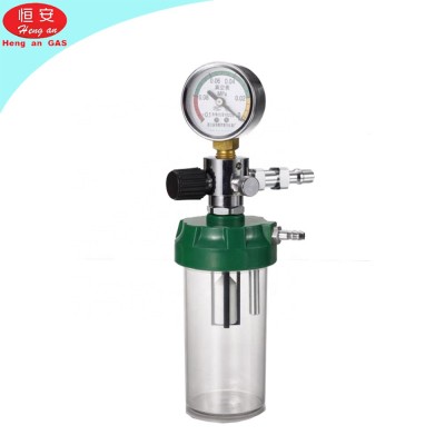 Hot Sale Portable CGA540 Medical Oxygen Inhalator 150Bar Oxygen Regulator With Humidifier