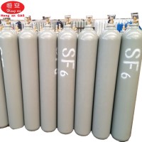 Hengan Sale 50L 200Bar Gas Cylinder High Purity 99.995% SF6 Price Buy Sulfur Hexafluoride