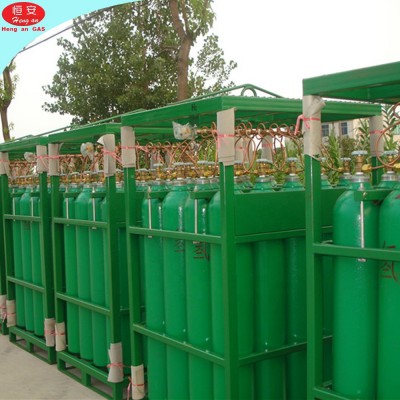 High Pressure Gas Cylinder Bundled Industry Gas Cylinder Racks TPED certificate