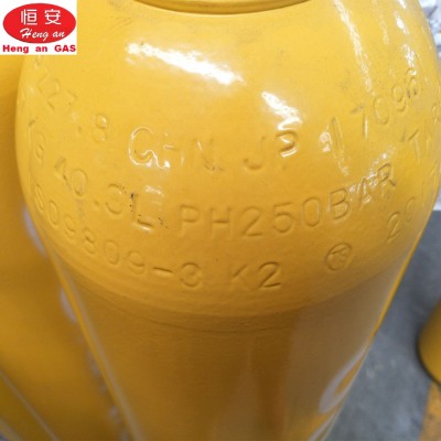 Hot Sale 40L 150Bar SF6 Gas Cylinder Price Industrial 99.995% Sulfur Hexafluoride For Sale